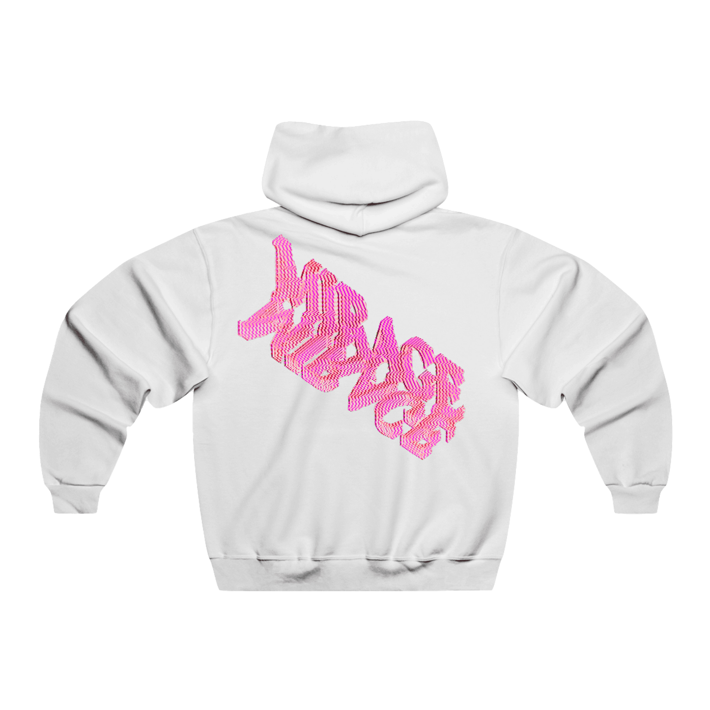 Inverted Light Pink Hoodie