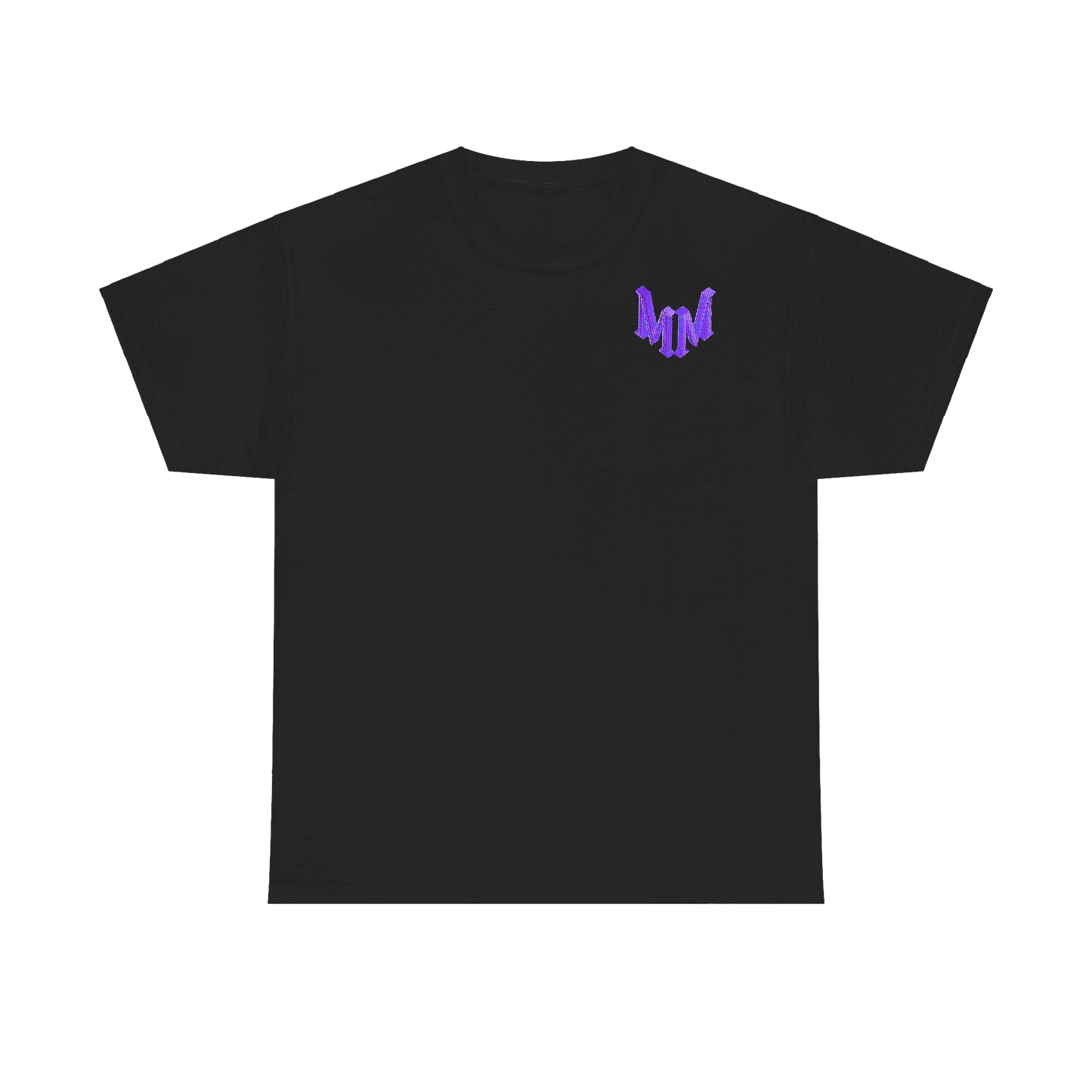 Black Purple Logo Tee