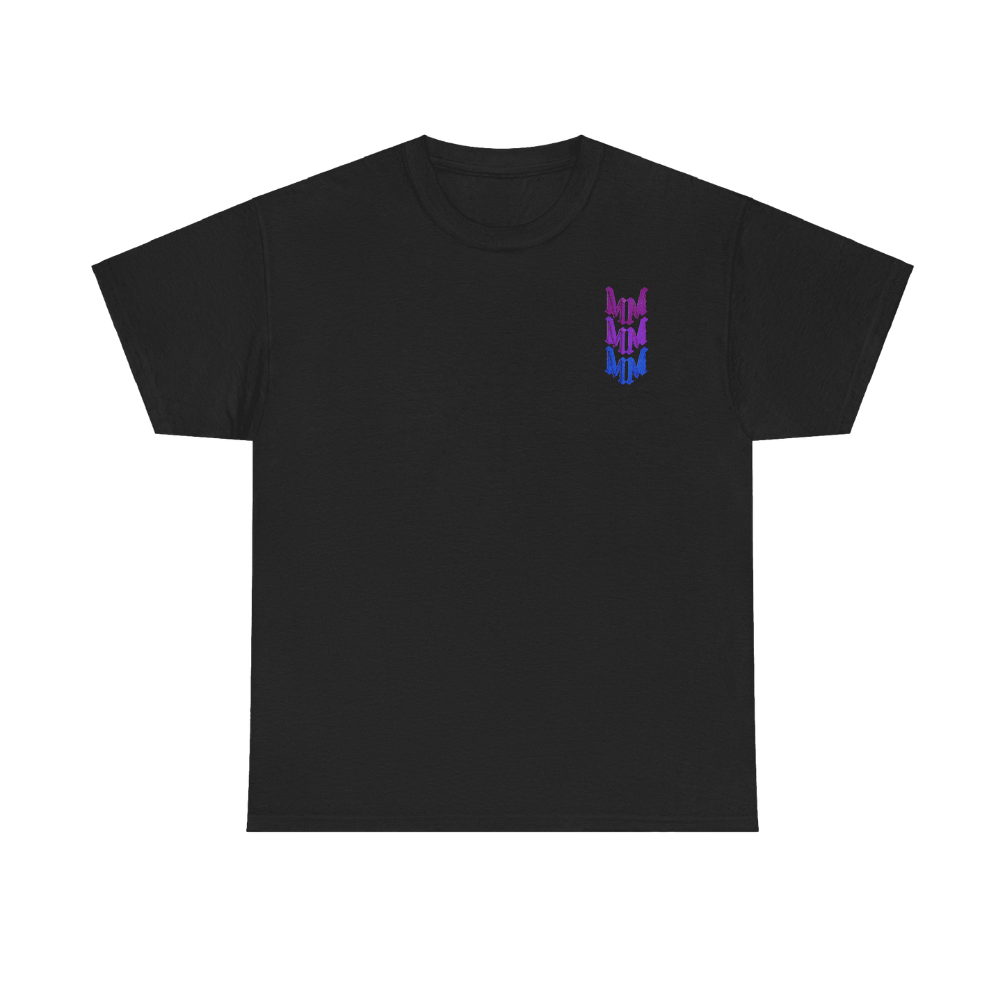 Multicolor Black Tee