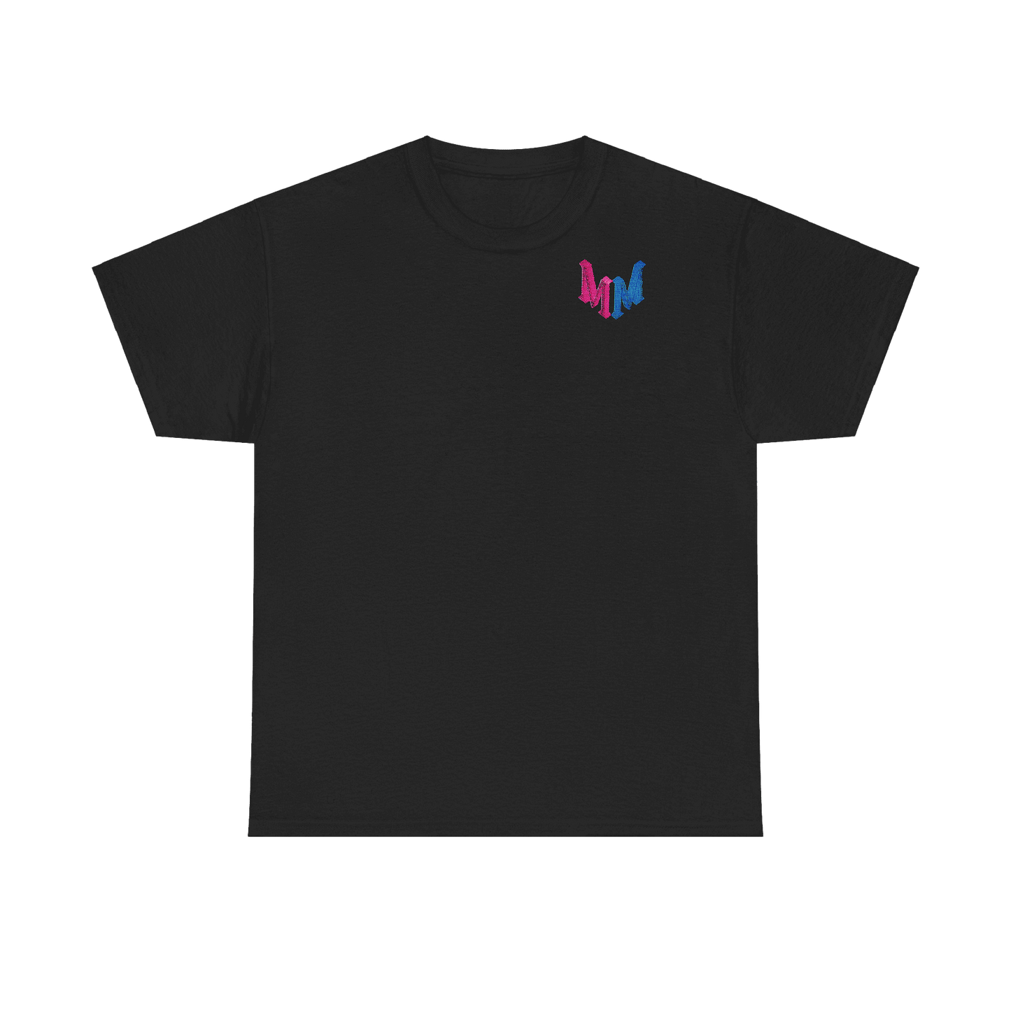 Red and Blue Logo Tee