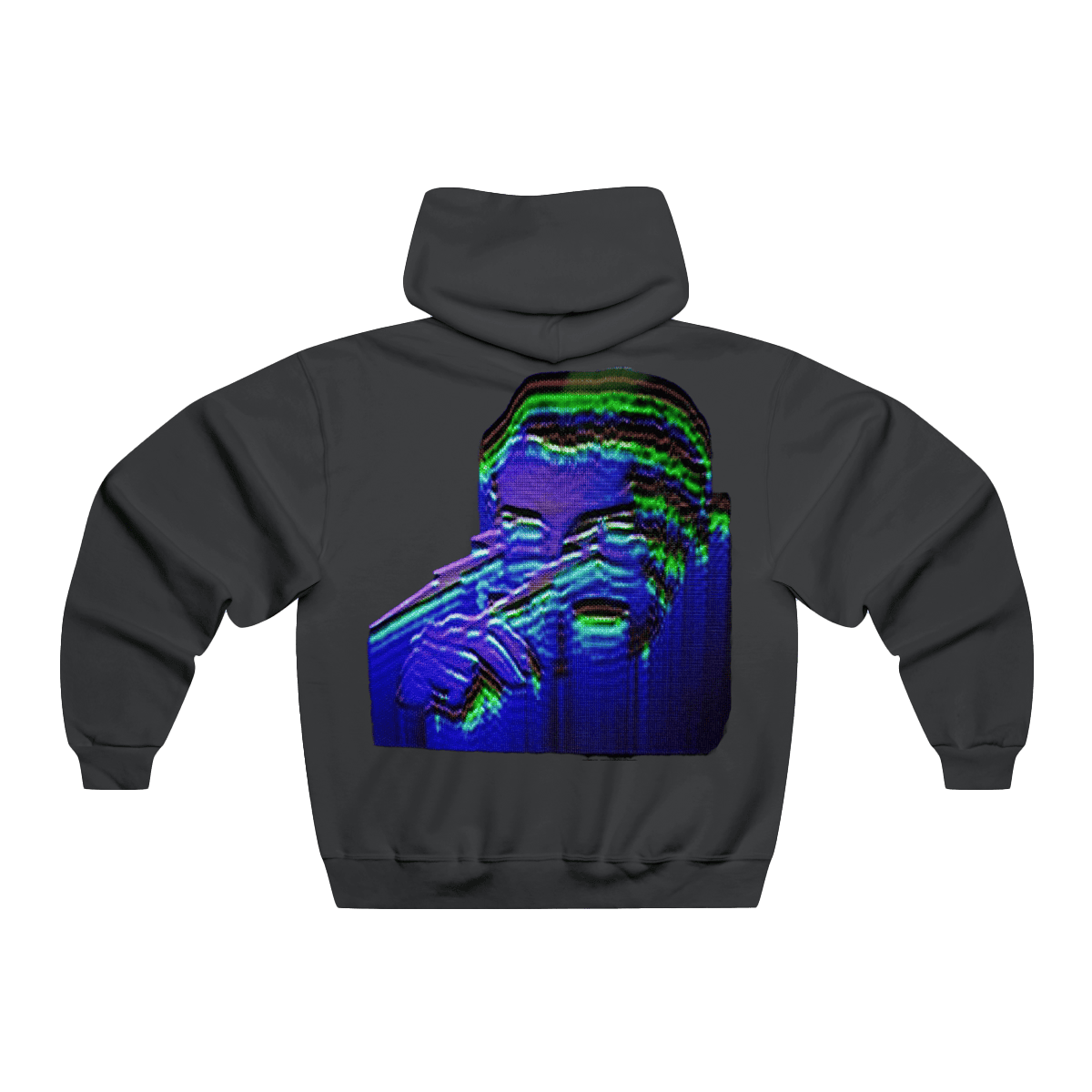 Blue "Lightning Face" Hoodie