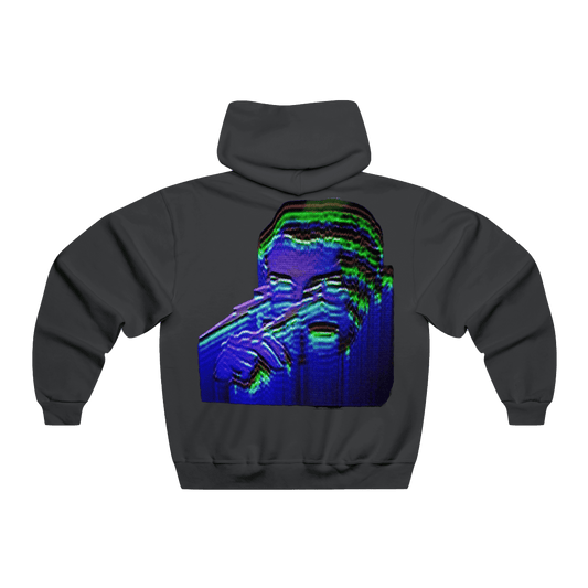 Blue "Lightning Face" Hoodie