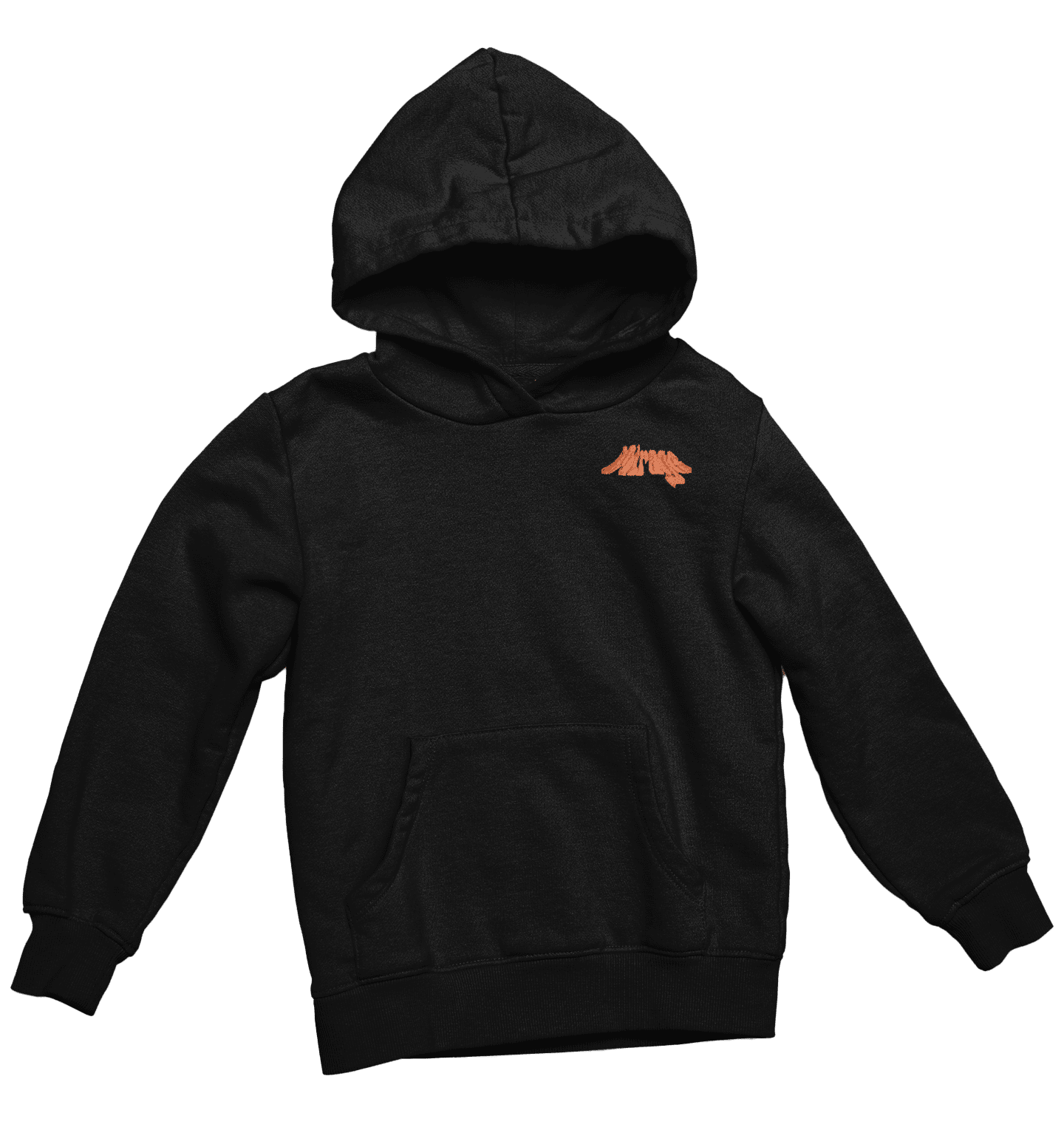 Orange Glitch Sunset Hoodie