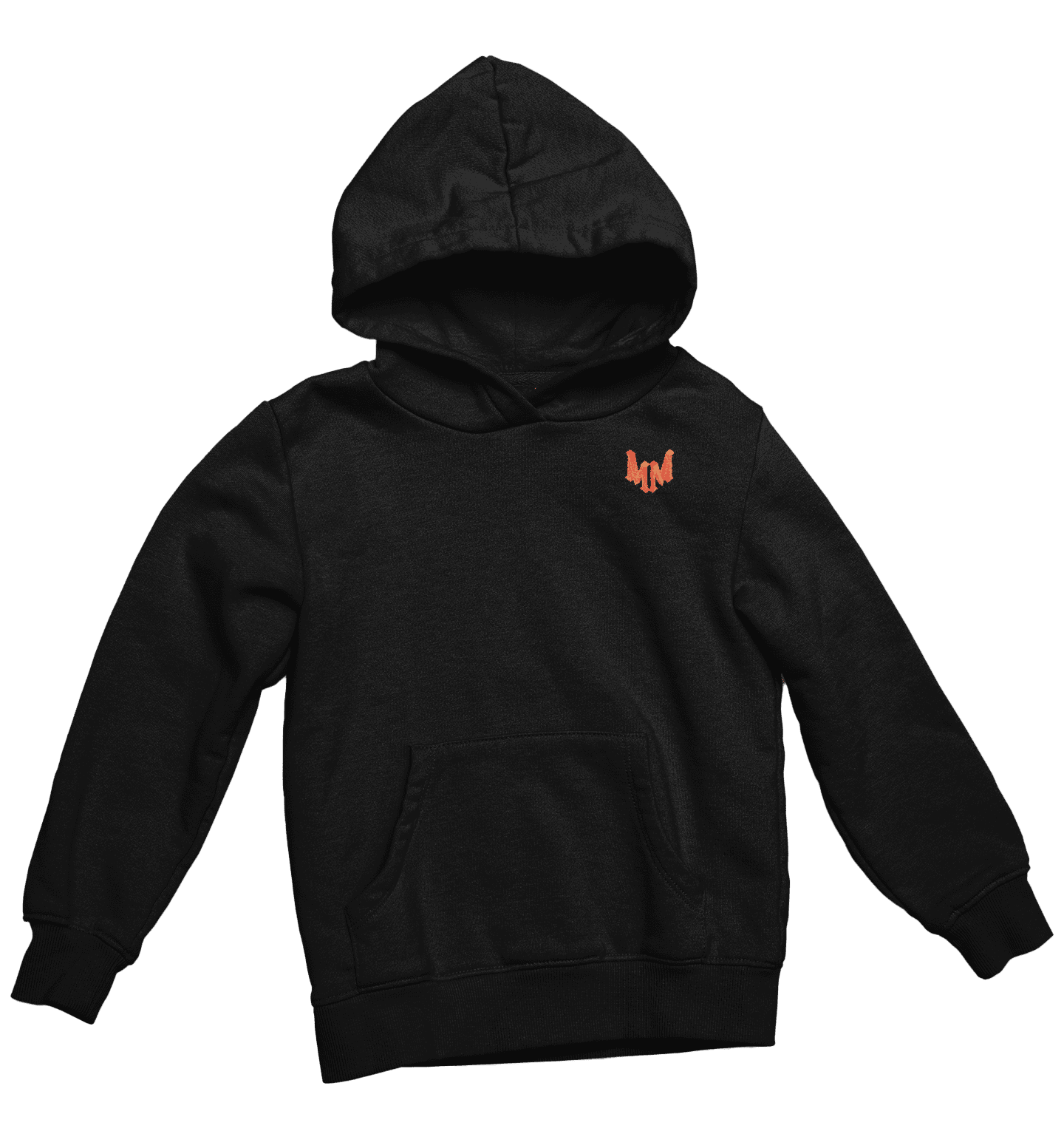 Orange "Chromatic Face" Hoodie