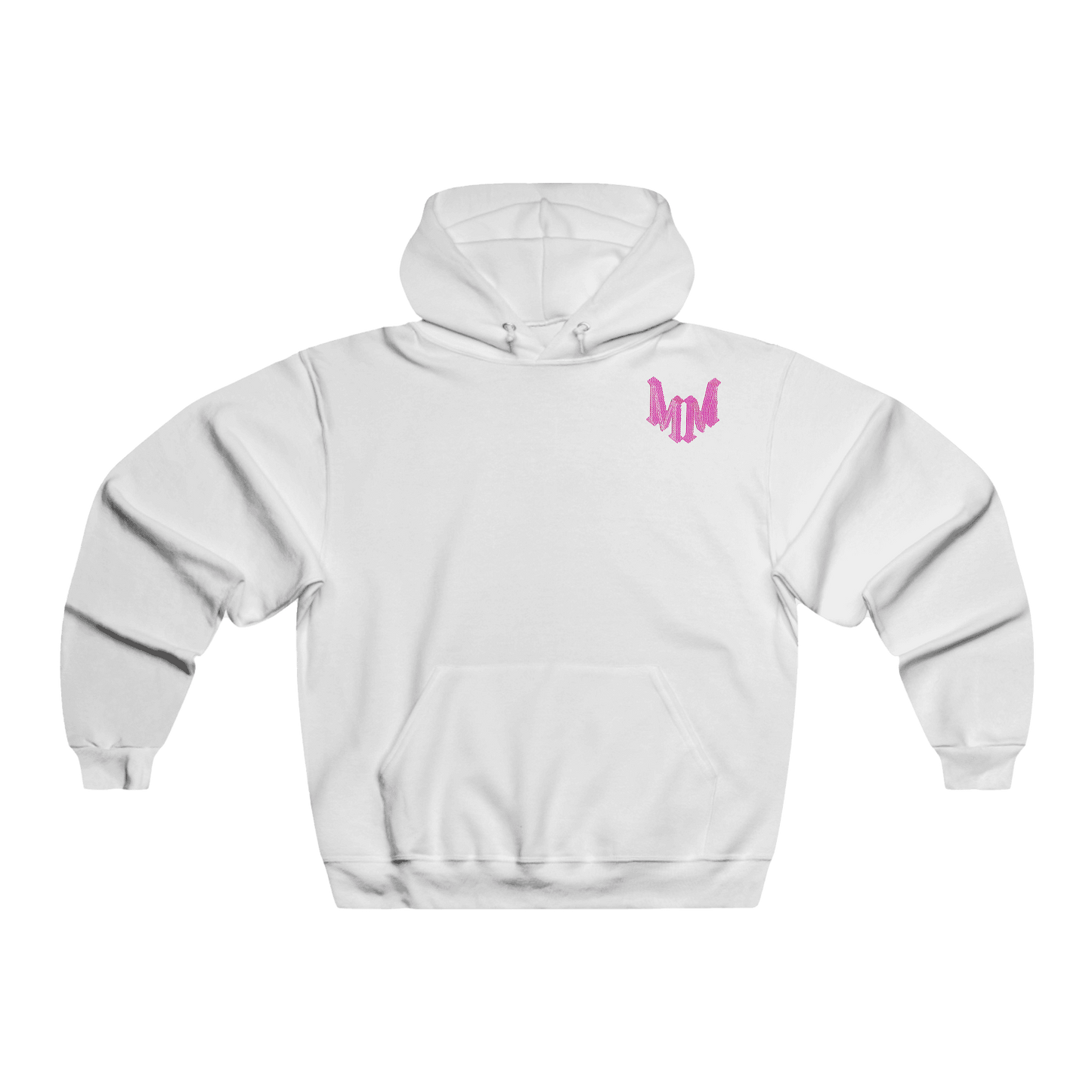 Inverted Light Pink Hoodie