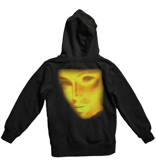 Yellow "Chromatic Face" Hoodie